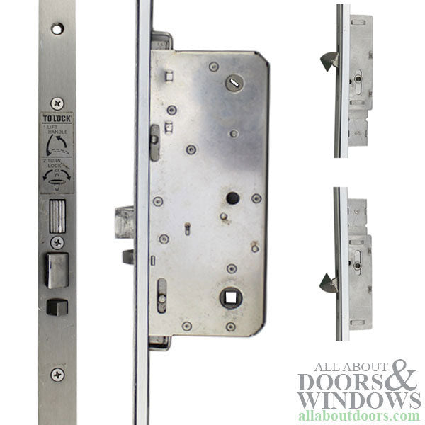 Neuma Multipoint Lock for In-Swing Doors – 60mm Backset, 133mm PZ, 24mm Faceplate