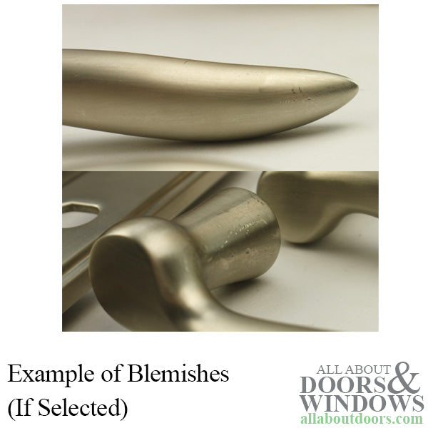 Imperial 6260 Multipoint Dummy Handleset – Euro Profile, PVD Brass