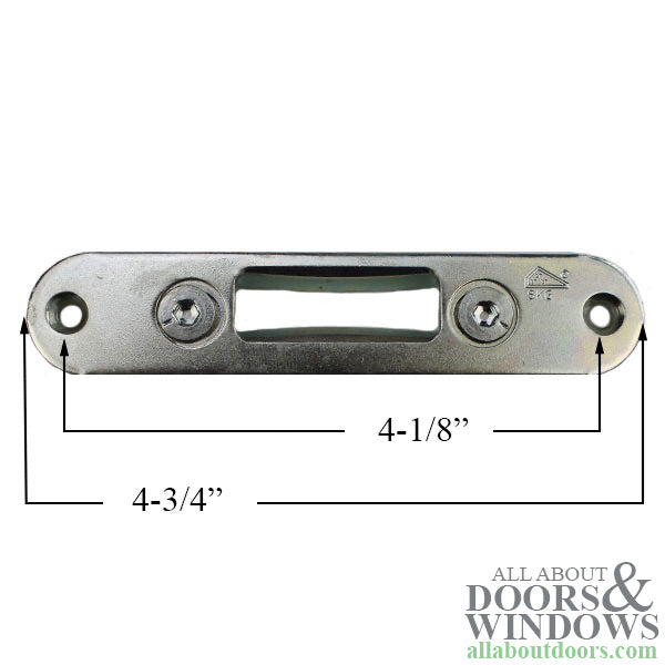 Hoppe Swing Hook Adjustable Strike – Stainless Steel