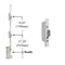 Hoppe HLS9000 Manual Top Extension with Swing Hooks – 16mm Faceplate, 78.66" Length
