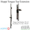 Hoppe Manual Top Extension – 16mm Faceplate, 29-1/4" Tongue, 41-1/8" Length