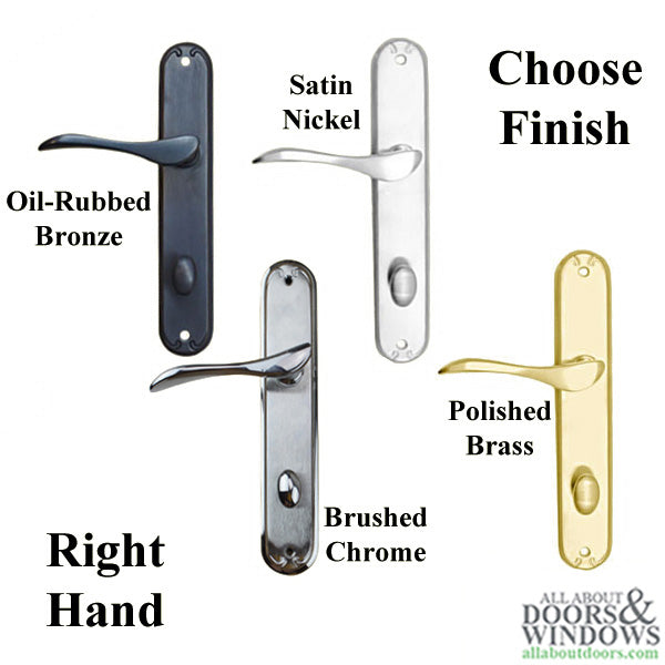 Pella Right Hand Active Handle Set for Hinged Door – 92mm PZ