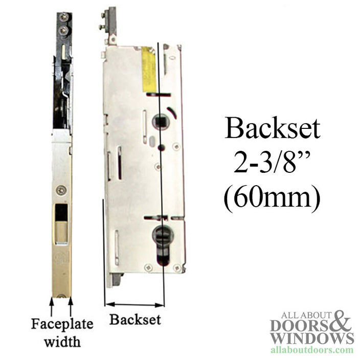 Amesbury P2000 Passive Gearbox – 60mm Backset, 92mm PZ, American Cylinder