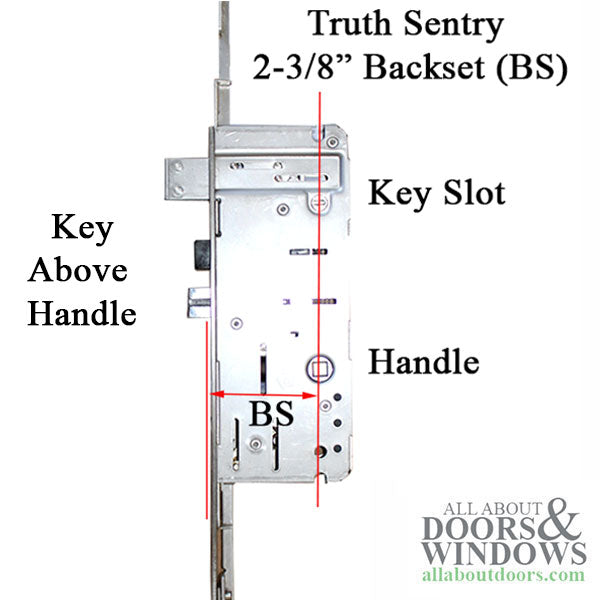 Truth Sentry Active Shootbolt – 60mm Backset, 92mm PZ, 36" Handle Height