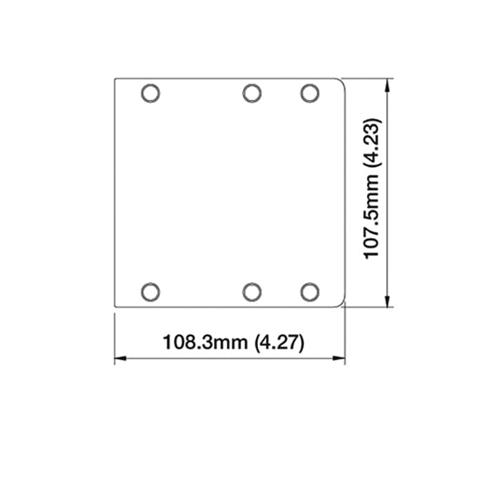 Hoppe Latch and Deadbolt Strike – Extended Curved Lip, Non-Handed, Stainless Steel
