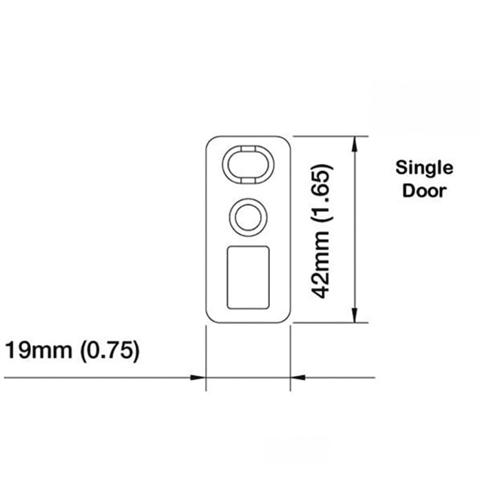 Hoppe Shootbolt Strike for Single Doors