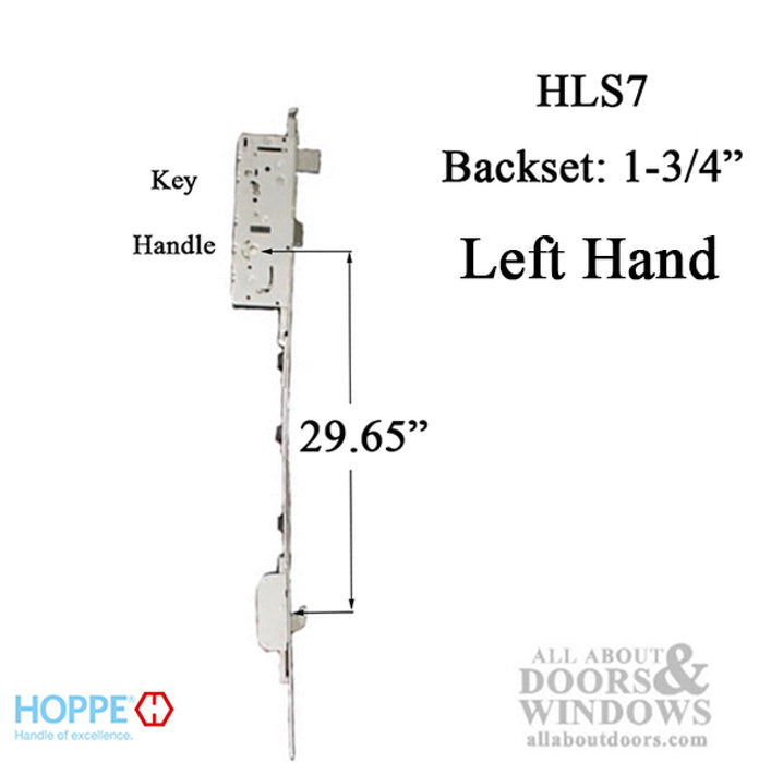 Hoppe HLS7 Swing Hook Active Gear – 45mm Backset, 92mm PZ, 29.65" Hook, Left Hand