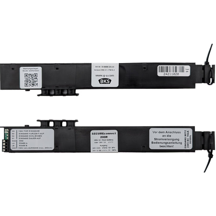 GU SECURE Connect 200 Wireless Power and Data Transfer Module – Black, Flush Mount