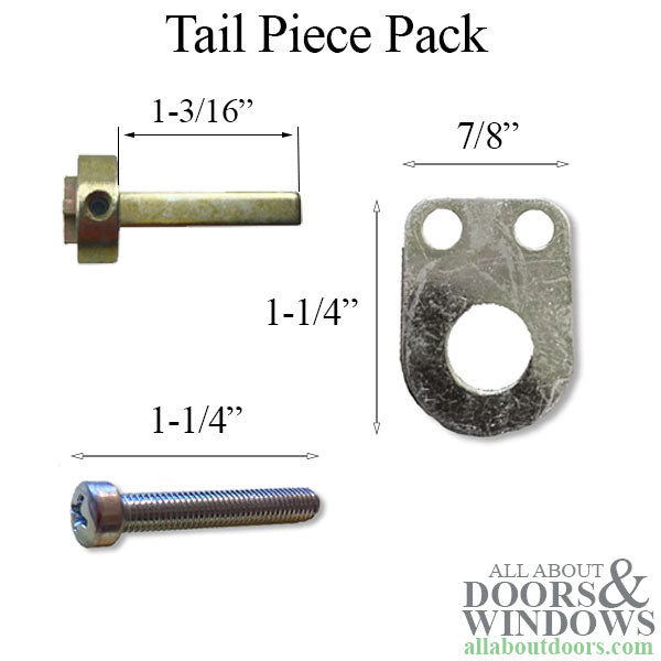 Retainer Plate Kit with Thumbturn Actuator for Multipoint Lock Cylinder