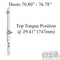 Hoppe HLS2000 Top Extension – 29.41" Tongue, 35.06" Length