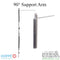 Hoppe HLS9000 HSS Top Shootbolt Extension – 90° Return, 25" Length