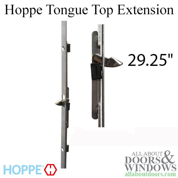 Hoppe Manual Top Extension – 16mm Faceplate, 48.03" Length, 29.25" Tongue