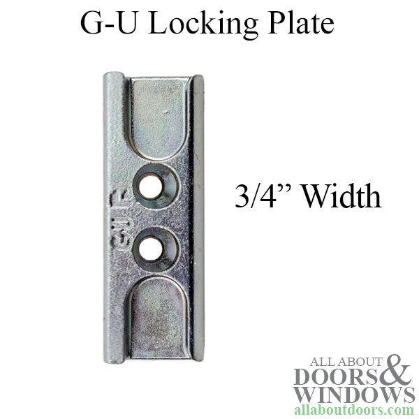 GU Euro Groove Locking Plate – 2-1/8" Length