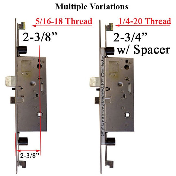 Active Multipoint Lock with Concealed Shootbolts – 60mm Backset, 22mm Faceplate