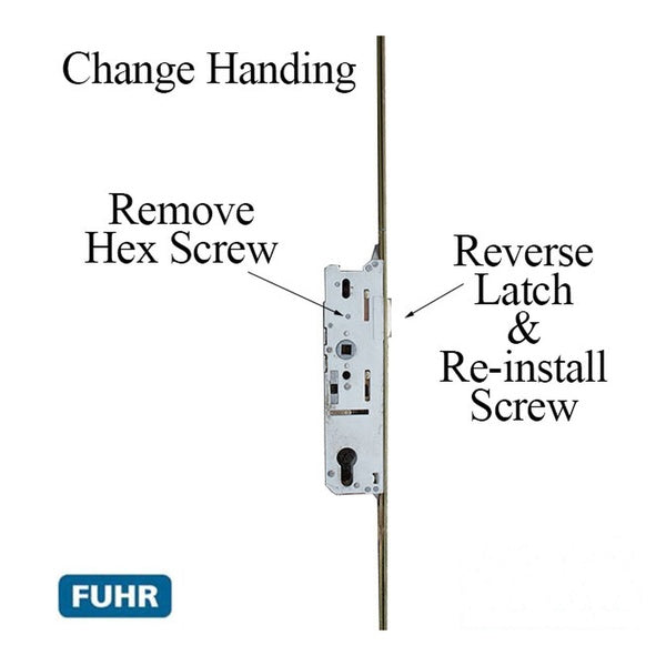 Fuhr Multipoint Lock Case – 45mm Backset, 92mm PZ, New Style 3-Screw