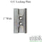 Euro Rebate Locking Plate – 30x8, 2-1/8" Length