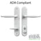 Amesbury Truth ADA Lever Handle Set – Active Keyed, White