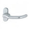 Hoppe Paris Handle Set for Balcony Doors – Non-Keyed, Aluminum Silver F1