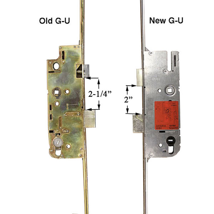 GU Active Multipoint Lock with Shootbolts – 50mm Backset, 92mm PZ, 35" Handle Height