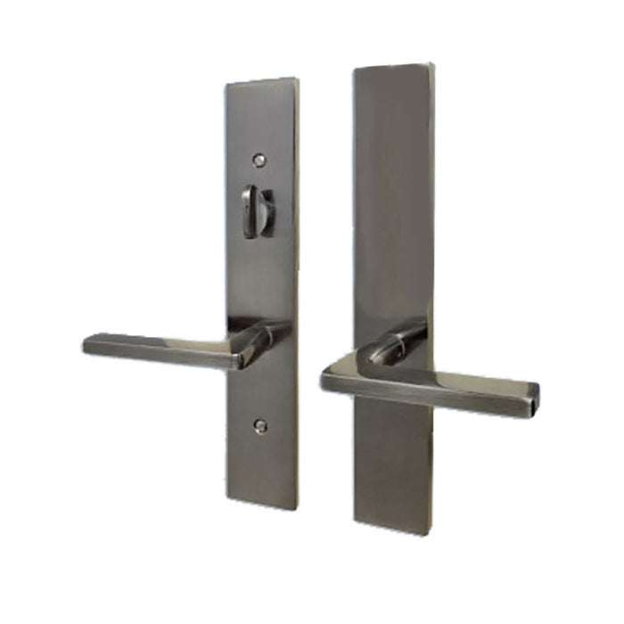 GU Ferco Roma Solid Brass Handle Set – Non-Key Semi-Active, 92mm PZ, Dark Bronze