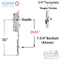 Hoppe HLS9000 Multipoint Lock – 45mm Backset, 92mm PZ, 20mm Faceplate
