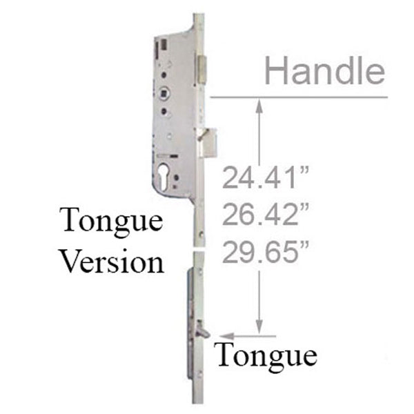 Hoppe HLS9000 Multipoint Lock – 45mm Backset, 92mm PZ, 20mm Faceplate