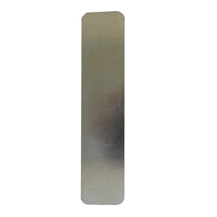 Escutcheon Mull Plate with Round Corners – 2-3/4" x 12", Galvanized Steel