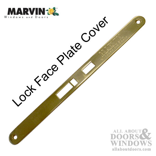 Marvin Lock Cover Plate for Hinged Patio Door – Active Panel, 7/8" x 11"