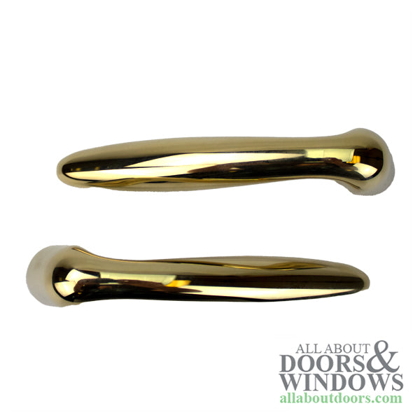 Hoppe Verona Dummy Handleset for Multipoint Doors – Polished Brass