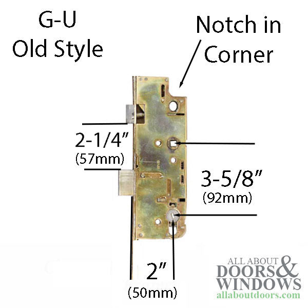 GU Multipoint Lock with Shootbolts – 50mm Backset, 92mm PZ, 35" Handle Height