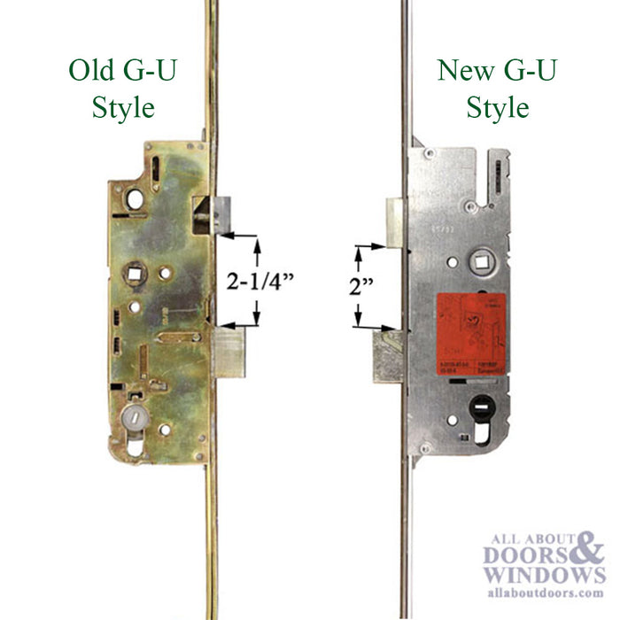 GU Multipoint Lock with Shootbolts – 50mm Backset, 92mm PZ, 35" Handle Height