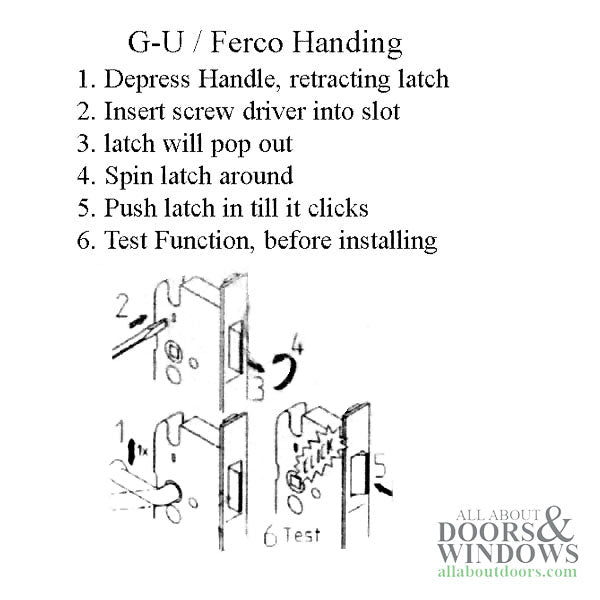 GU Secury Europa Mortise Lock Body – 60mm Backset, 92mm PZ, American Cylinder