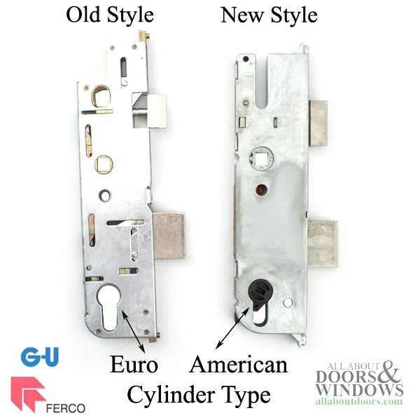 GU Secury Europa Mortise Lock Body – 60mm Backset, 92mm PZ, American Cylinder