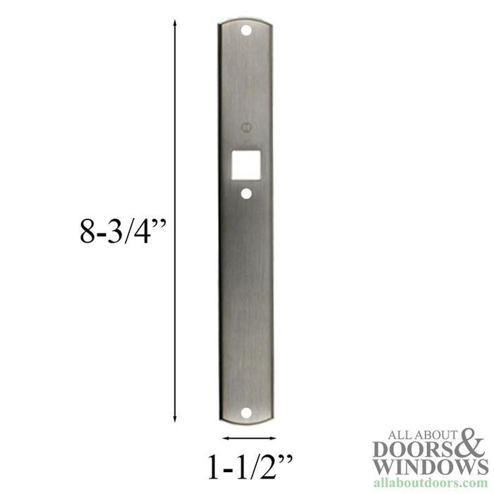 Hoppe M216N Interior Dummy Backplate – Satin Nickel
