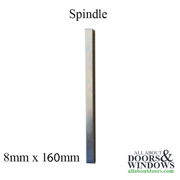 Hoppe Solid Spindle for Quick Connect Trim – 2-3/4" Door, 6-9/32" Length