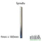 Hoppe Solid Spindle for Quick Connect Trim – 2-3/4" Door, 6-9/32" Length