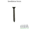 Endura Trilennium Faceplate Installation Screws – Victorian Bronze