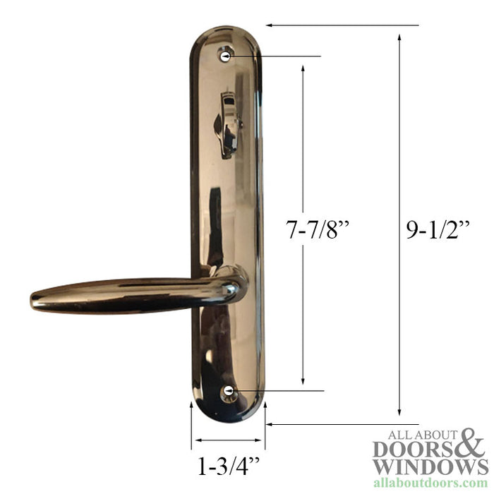 Amesbury 800 Series Regency Multipoint Handle Set – Active Keyed, PVD Brass