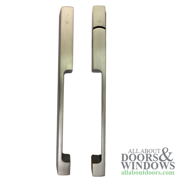 Hoppe Dallas Sliding Door Handle – Right Hand, Alpine Frost, Non-Keyed
