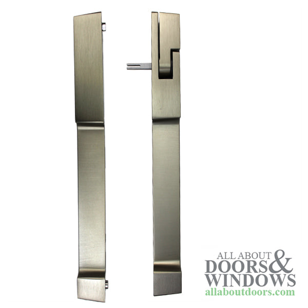 Hoppe Dallas Sliding Door Handle – Right Hand, Alpine Frost, Non-Keyed