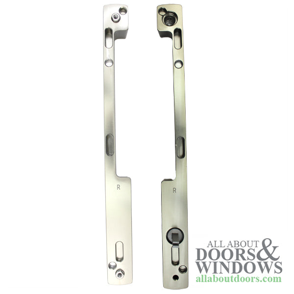 Hoppe Dallas Sliding Door Handle – Right Hand, Alpine Frost, Non-Keyed