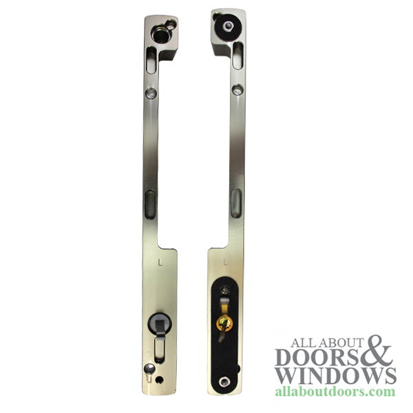 Hoppe Dallas Sliding Door Handle – Active with Key, Left Hand, Alpine Frost