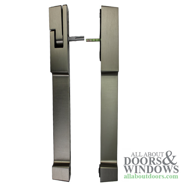 Hoppe Dallas Sliding Door Handle – Active with Key, Left Hand, Alpine Frost