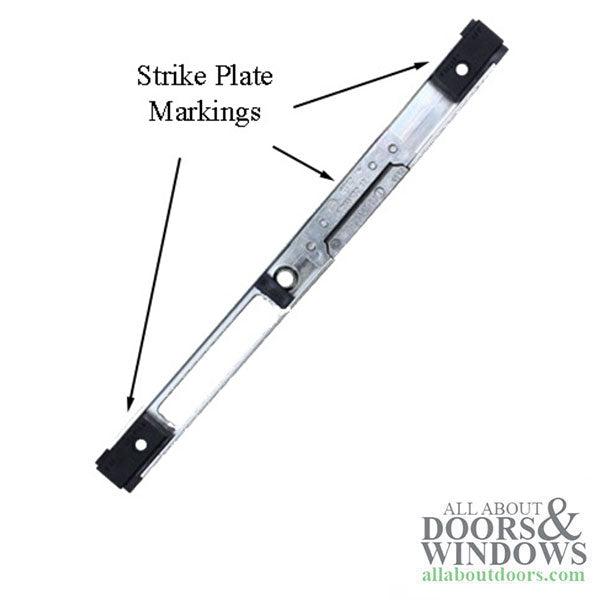 G-U Ferco Raised Latch and Deadbolt Strike – Right Hand, 9-3/16" Length
