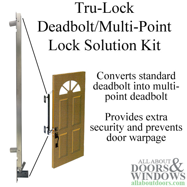 Tru-Lock Deadbolt to Multipoint Lock Conversion Kit