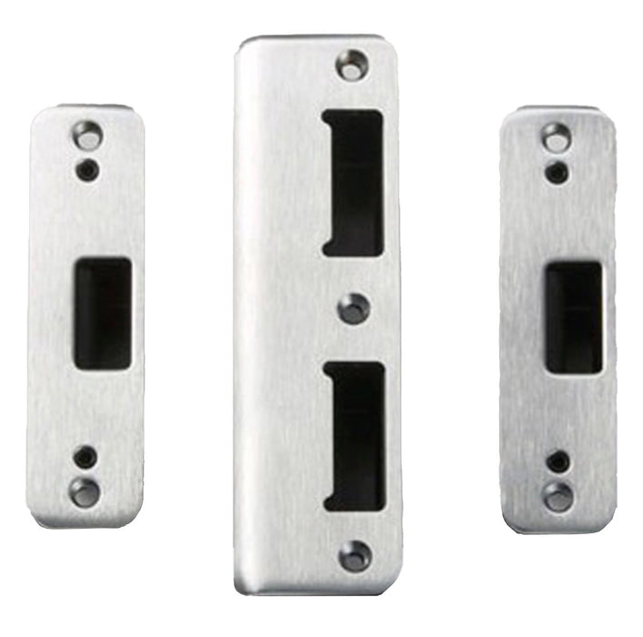 Hoppe HLS2000 Multipoint Strike Plate Pack for 1-3/4" Doors – Satin Nickel