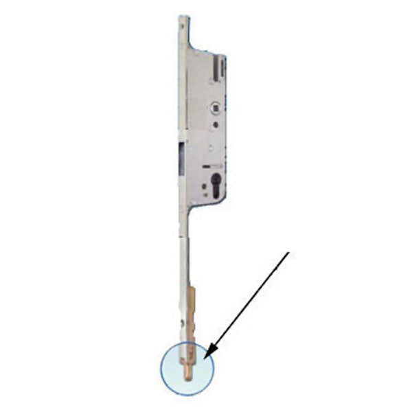 Hoppe Inactive Door Lower Assembly – 35mm Backset, 36" Handle Height