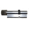 Hoppe Verona Keyed Euro Profile Cylinder – Stainless Steel with Brushed Chrome Thumb Turn