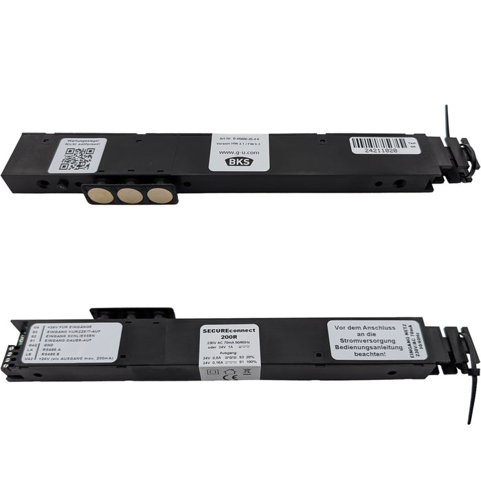 GU SECURE Connect 200 Wireless Power and Data Transfer Module – Black, Flush Mount