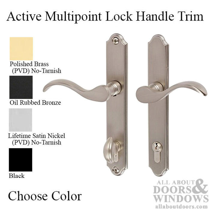 Active Multipoint Trim – Keyed, 1-3/4" Door